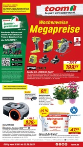 toom Baumarkt Prospekt - Angebote ab 16.08.
