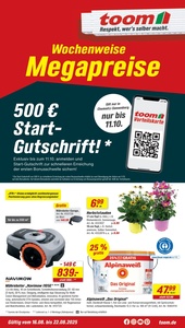 toom Baumarkt Prospekt - Angebote ab 16.08.