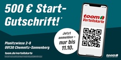 toom Baumarkt Prospekt - 500 € Start-Gutschrift