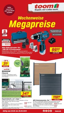 toom Baumarkt Prospekt - Angebote ab 20.09.
