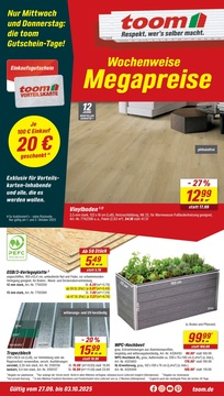 toom Baumarkt Prospekt - Angebote ab 27.09.