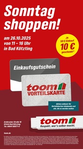 toom Baumarkt Prospekt - Sonntag Shoppen in Bad Kötzting!