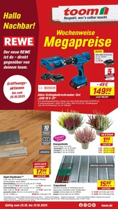 toom Baumarkt Prospekt - Angebote ab 25.10.