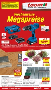 toom Baumarkt Prospekt - Angebote ab 25.10.