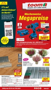 toom Baumarkt Prospekt - Angebote ab 25.10.
