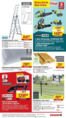 Vorschau des toom Baumarkt Prospekts - Kettensägen, Seite 5
