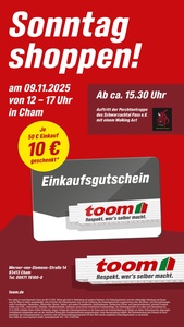 toom Baumarkt Prospekt - Sonntag Shoppen in Cham!