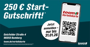 toom Baumarkt Prospekt - 250 € Start-Gutschrift!