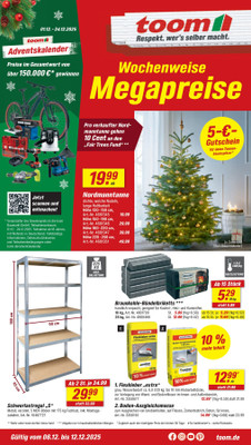 toom Baumarkt Prospekt - Angebote ab 06.12. - Seite 1
