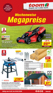 toom Baumarkt Prospekt - Angebote ab 14.02.