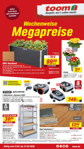 toom Baumarkt Prospekt - Angebote ab 21.02.