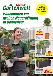 toom Baumarkt Prospekt - Gartenwelt Angebote ab 16.03.