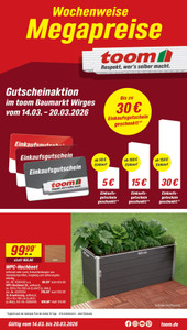 toom Baumarkt Prospekt - Angebote ab 14.03.