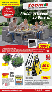 toom Baumarkt Prospekt - Angebote ab 04.04.