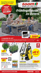 toom Baumarkt Prospekt - Angebote ab 04.04.