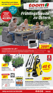 toom Baumarkt Prospekt - Angebote ab 04.04.