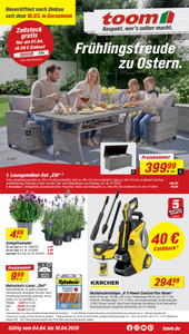 toom Baumarkt Prospekt - Angebote ab 04.04.