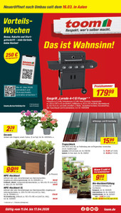 toom Baumarkt Prospekt - Angebote ab 11.04.