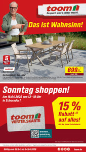 toom Baumarkt Prospekt - Angebote ab 20.04.