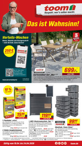 toom Baumarkt Prospekt - Angebote ab 18.04.