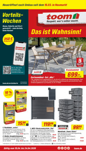 toom Baumarkt Prospekt - Angebote ab 18.04.