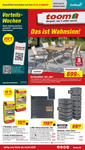 toom Baumarkt Prospekt - Angebote ab 18.04.