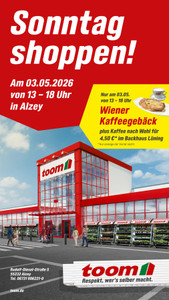 toom Baumarkt Prospekt - Sonntag Shoppen in Alzey!