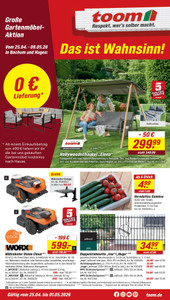 toom Baumarkt Prospekt - Angebote ab 25.04.