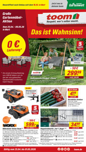 toom Baumarkt Prospekt - Angebote ab 25.04.