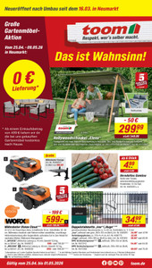 toom Baumarkt Prospekt - Angebote ab 25.04.
