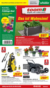 toom Baumarkt Prospekt - Angebote ab 02.05.