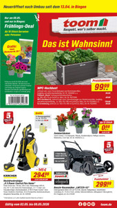 toom Baumarkt Prospekt - Angebote ab 02.05.