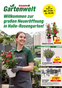 toom Baumarkt Prospekt - Gartenwelt Angebote ab 27.04.
