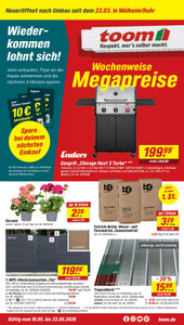 toom Baumarkt Prospekt - Angebote ab 16.05.