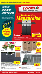 toom Baumarkt Prospekt - Angebote ab 16.05.