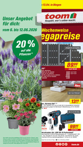 toom Baumarkt Prospekt - Angebote ab 06.06.