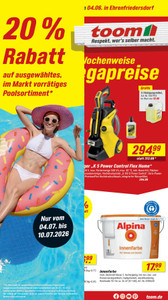 toom Baumarkt Prospekt - Angebote ab 04.07.
