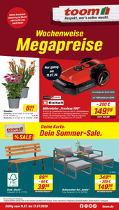 toom Baumarkt Prospekt - Angebote ab 11.07.