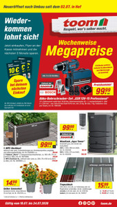 toom Baumarkt Prospekt - Angebote ab 18.07.