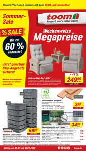 toom Baumarkt Prospekt - Angebote ab 25.07.