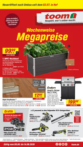 toom Baumarkt Prospekt - Angebote ab 08.08.