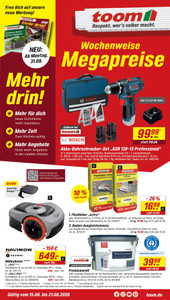toom Baumarkt Prospekt - Angebote ab 15.08.