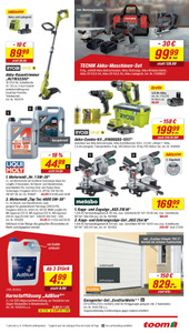 toom Baumarkt Prospekt - Angebote ab 15.08.
