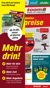 toom Baumarkt Prospekt - Angebote ab 22.08.
