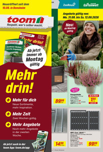 toom Baumarkt Prospekt - Angebote ab 31.08.