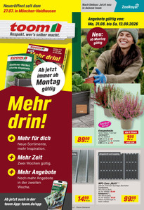 toom Baumarkt Prospekt - Angebote ab 31.08.