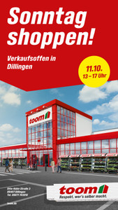 toom Baumarkt Prospekt - Sonntag Shoppen!