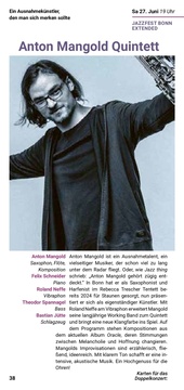 Jazzfest Bonn Prospekt - azzfest Bonn gGes. zur