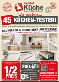 Meine Küche Prospekt - Angebote ab 09.08.