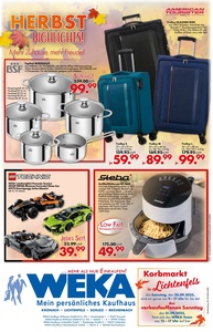 WEKA Kaufhaus Prospekt - Herbst-Highlights